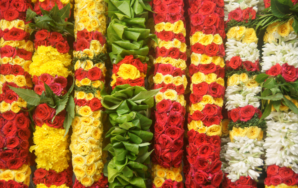 Floral garlands