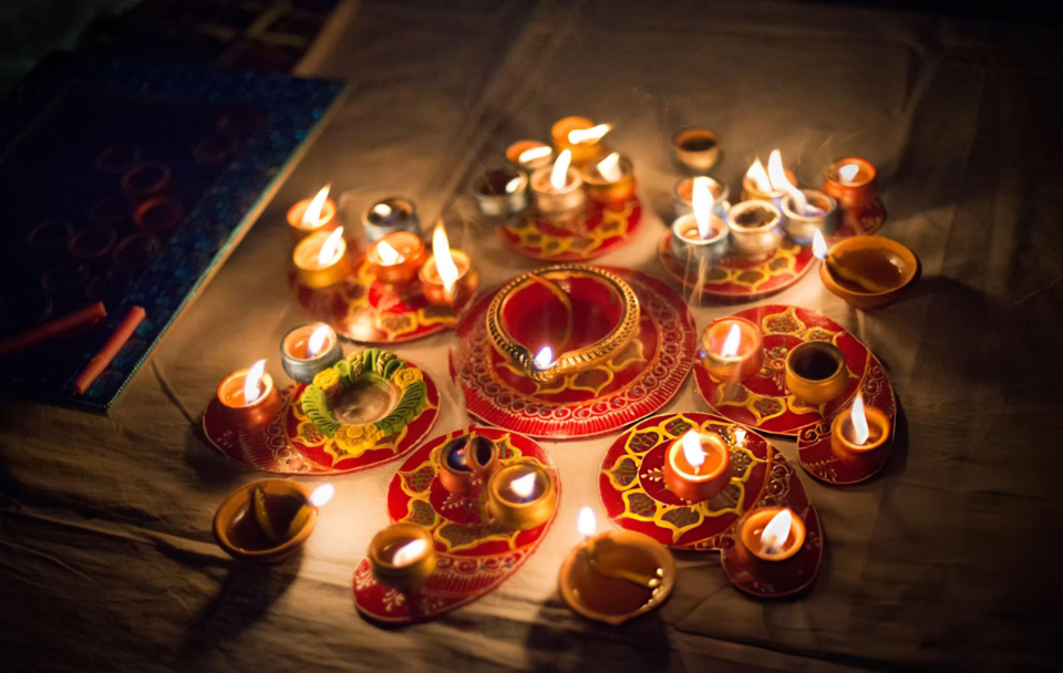 Diya decoration