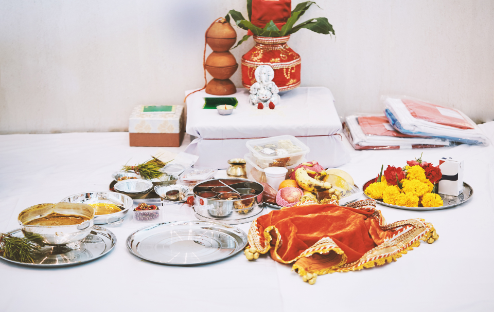 Traditional Pooja Setup